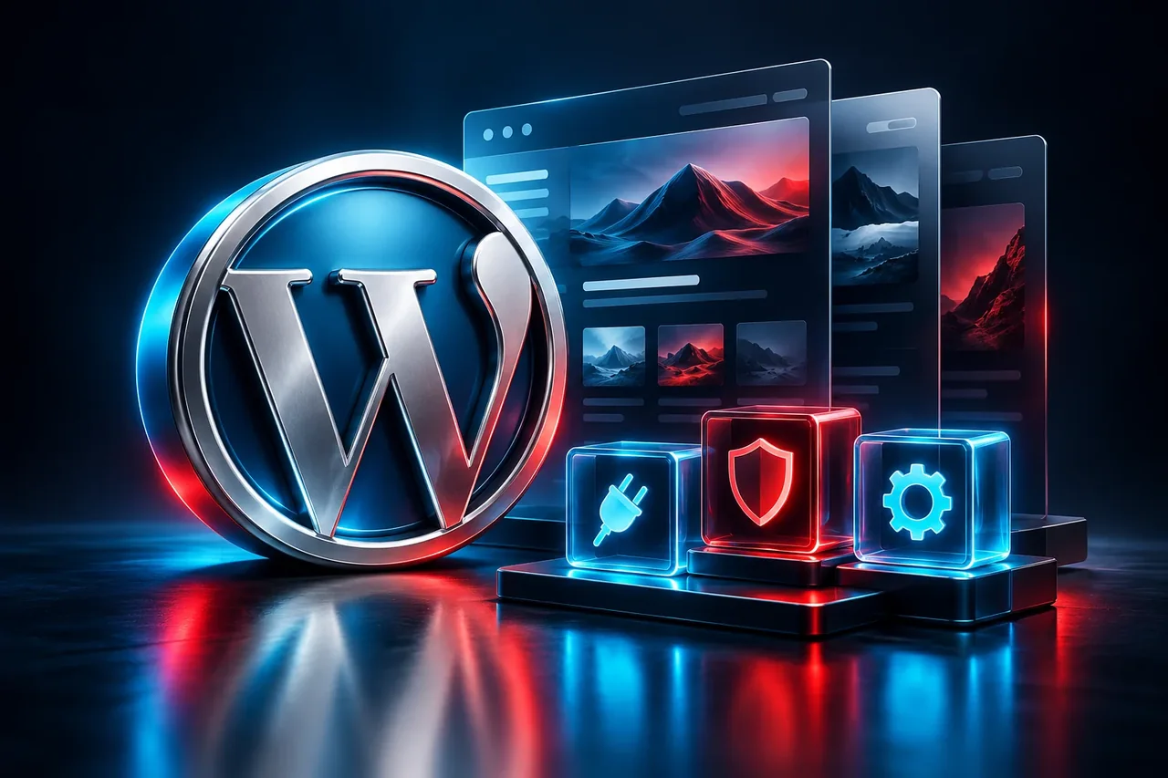 Choisir son thème et ses extensions WordPress — illustration AminoDev